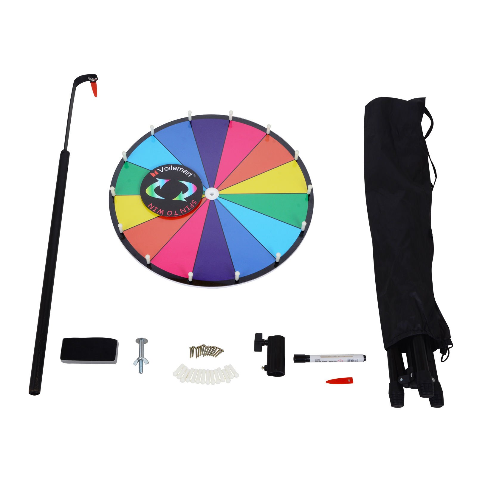 other party supplies 24/30 inch Manufacturer Sales Activity Game Prize Wheel Of Fortune Spinning Prize Wheel