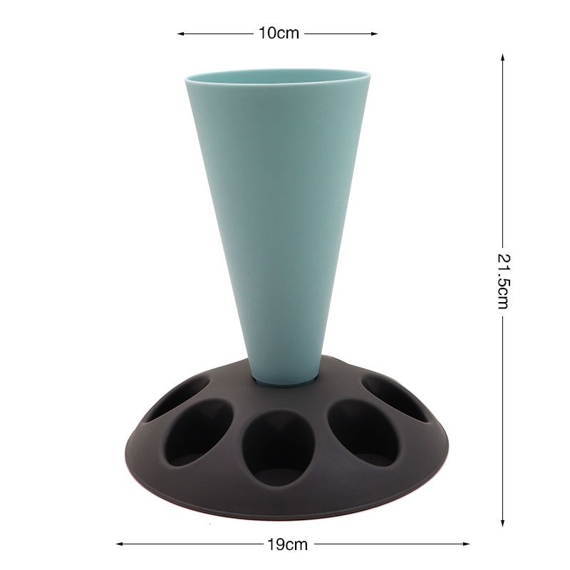 8pcs stainless steel silicone pastry bags cake decorating tip cake nozzle set with holder