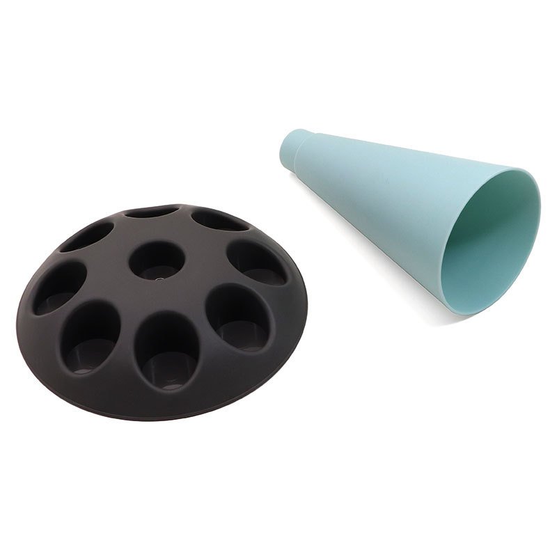 8pcs stainless steel silicone pastry bags cake decorating tip cake nozzle set with holder