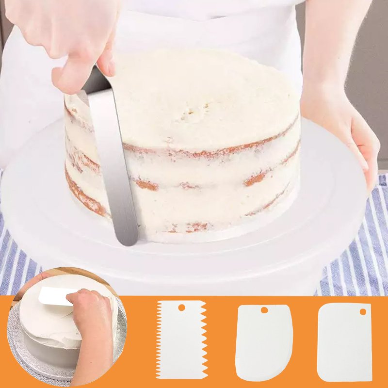 Rotating Cake Stand Cake Decorating Kit Cake Tools With Turntable Pastry Nozzles Tools Accessories Baking Supplies