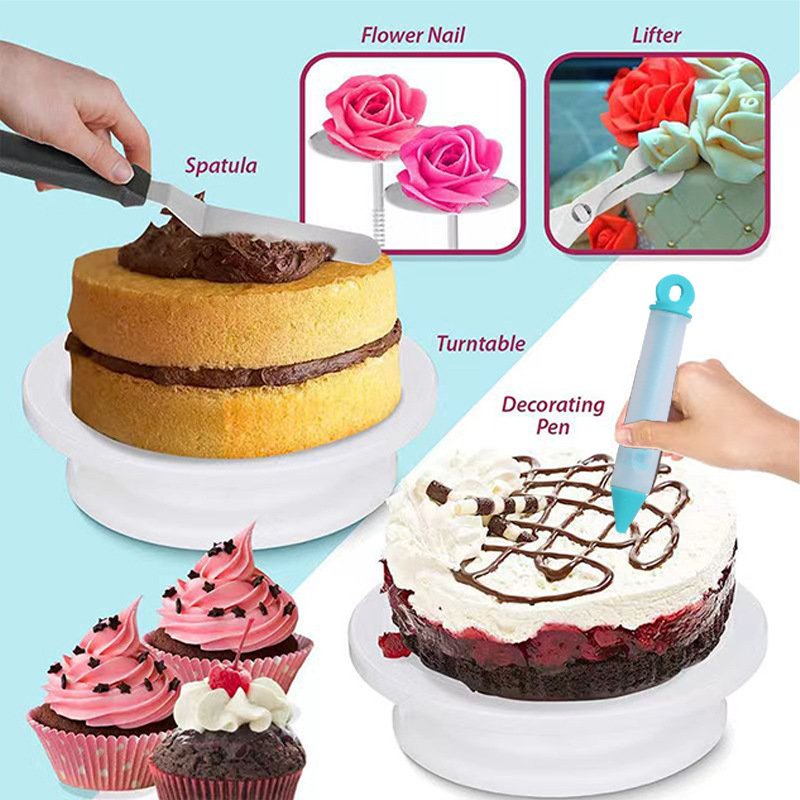 Custom baking equipment tools bases turntable accessories cake decorating supplies stand cake tools