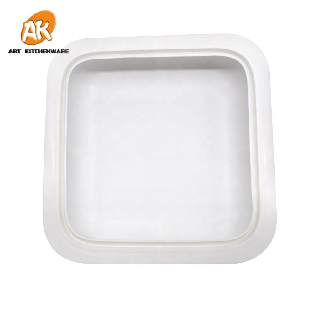 AK Square Silicone Mousse Cake Molds for Bakery Kitchenware French Desssert Mold Pastry Baking Tools MC-95