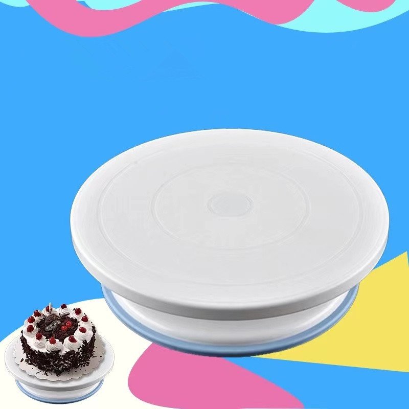 Baking Supplies 6PCS Icing Spatulas Cake Turntable Stand Cake Spinner Decorating Tools Set With Color Box
