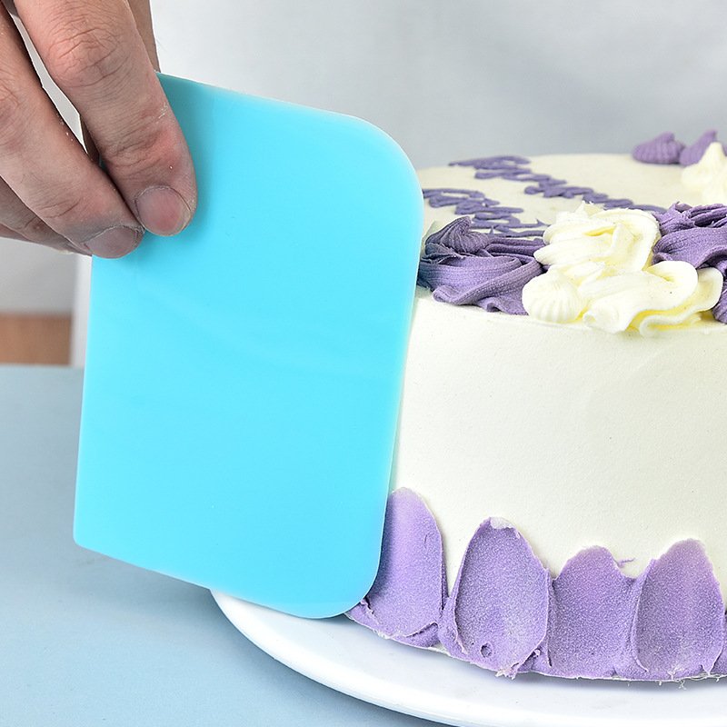 Baking Supplies 6PCS Icing Spatulas Cake Turntable Stand Cake Spinner Decorating Tools Set With Color Box