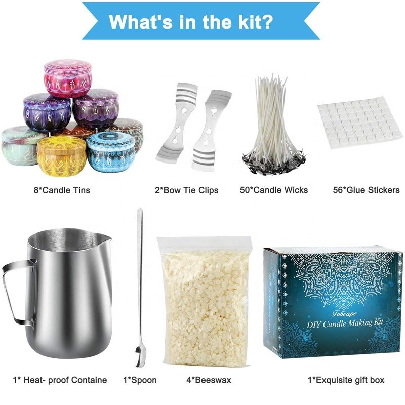 DIY Candle Crafting Tool Kit,DIY Candles Craft Tools Wick Candle Making Tool Suitable for Beginner Molde de silicona para velas