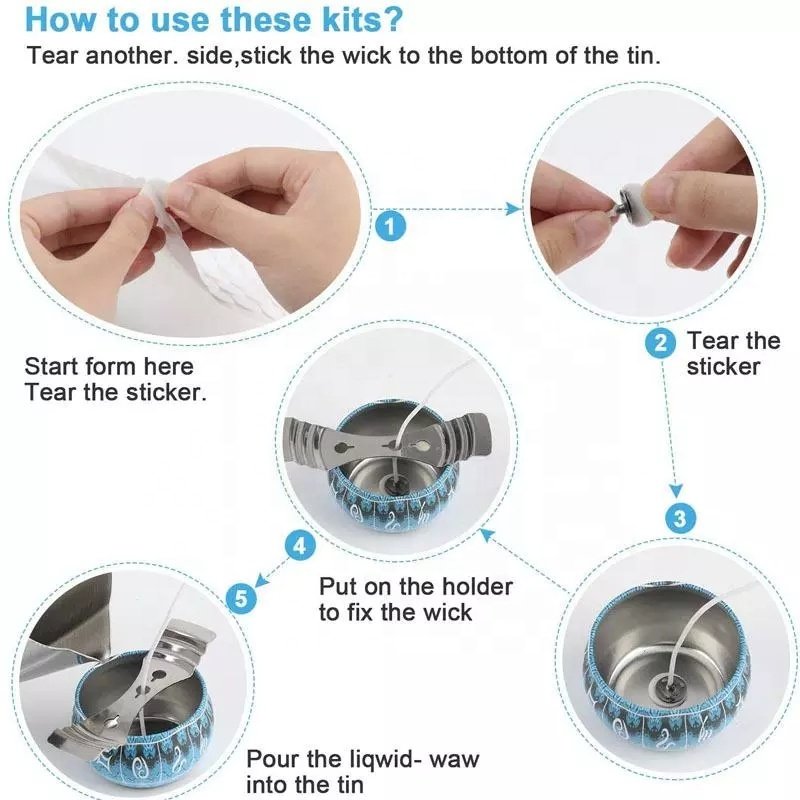DIY Candle Crafting Tool Kit,DIY Candles Craft Tools Wick Candle Making Tool Suitable for Beginner Molde de silicona para velas