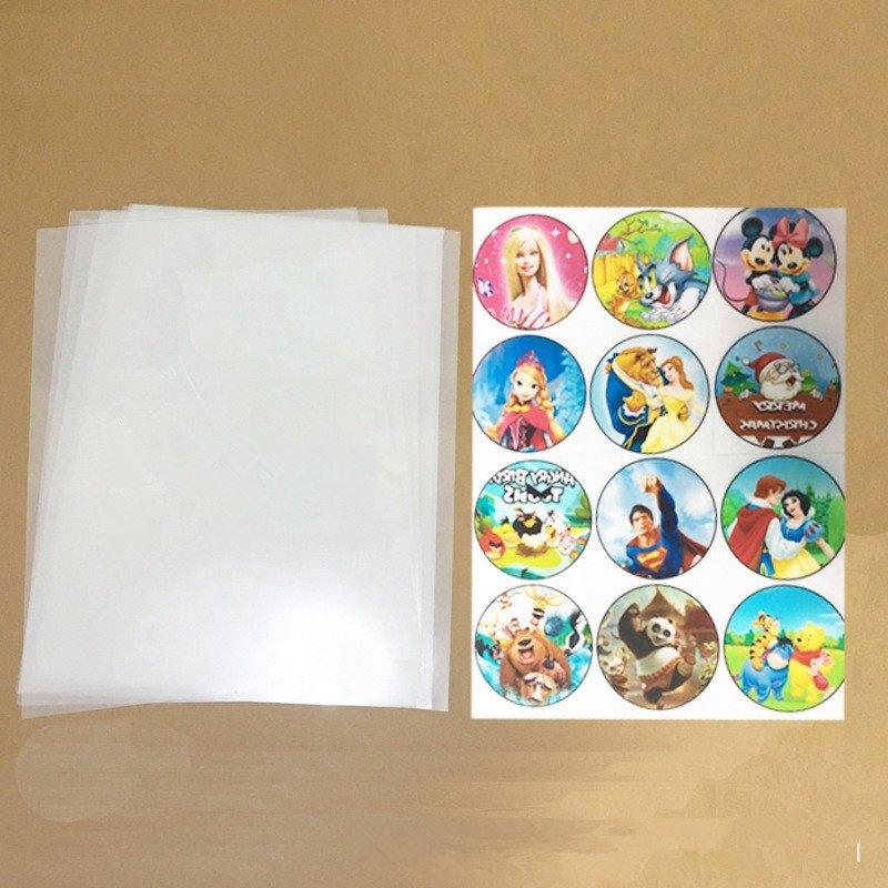 Edible Printing Paper Fondant Icing Ice Sugar Sheet Chocolate Transfer Sheet Film Fire Wafer Paper For Cake Decorating Supplies