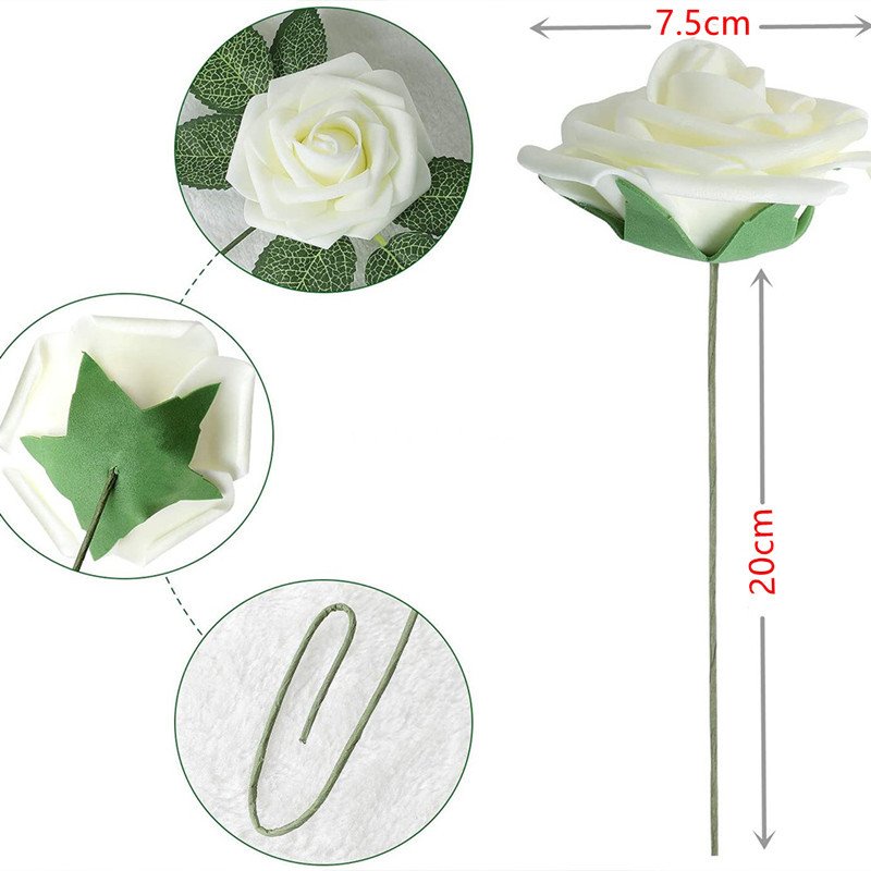 Wholesale Hot Wedding Party Supplies Rose Flower for Valentine's Day Wedding decoration rose artifical flowers