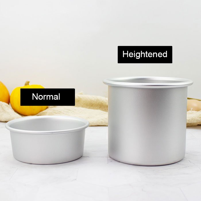6 7 8 10 Inch Heightened chiffon mold Christmas Cake Decorating Supply Nonstick Aluminum Alloy Round Molds Cake Baking Pan