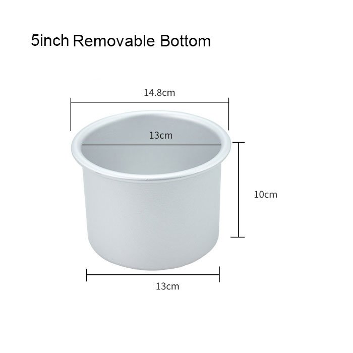 6 7 8 10 Inch Heightened chiffon mold Christmas Cake Decorating Supply Nonstick Aluminum Alloy Round Molds Cake Baking Pan