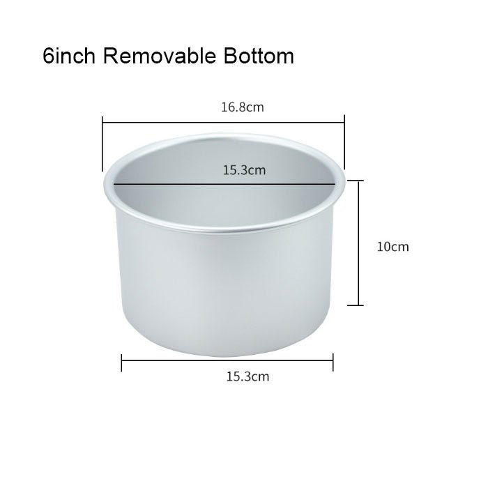 6 7 8 10 Inch Heightened chiffon mold Christmas Cake Decorating Supply Nonstick Aluminum Alloy Round Molds Cake Baking Pan