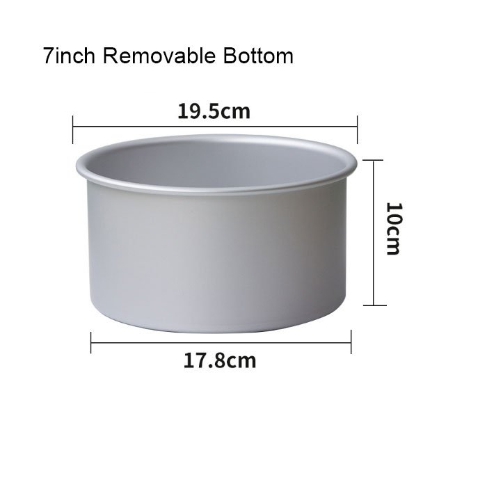 6 7 8 10 Inch Heightened chiffon mold Christmas Cake Decorating Supply Nonstick Aluminum Alloy Round Molds Cake Baking Pan