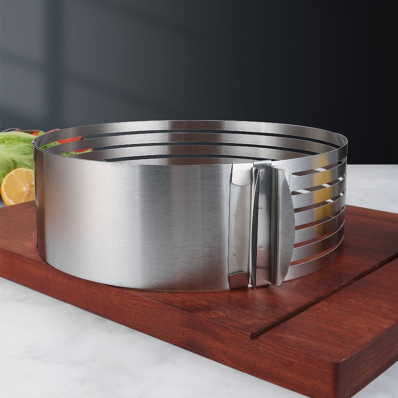 High Quality Stainless Steel Adjustable Cake Mousse Mould Cake Baking Cake Decor Mold Pastry Ring