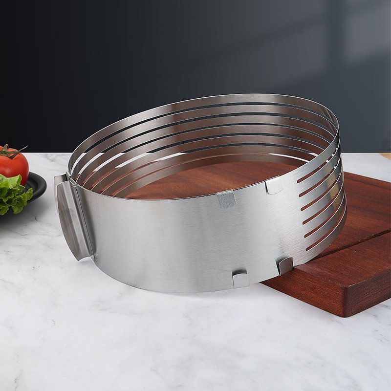 High Quality Stainless Steel Adjustable Cake Mousse Mould Cake Baking Cake Decor Mold Pastry Ring