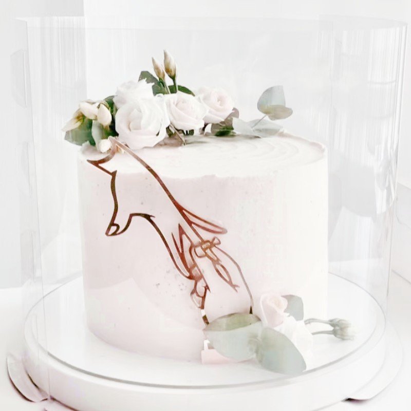Instagram style Valentine's Day cake topper wedding decoration supplies proposal acrylic cake topper cake decoration