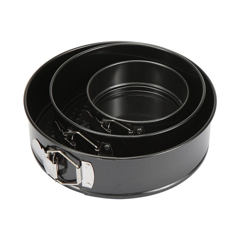 Good Quality Grey Round Christmas Chocolate Mousse Metal Cake Mold Carbon Steel Baking Cake Mold Set