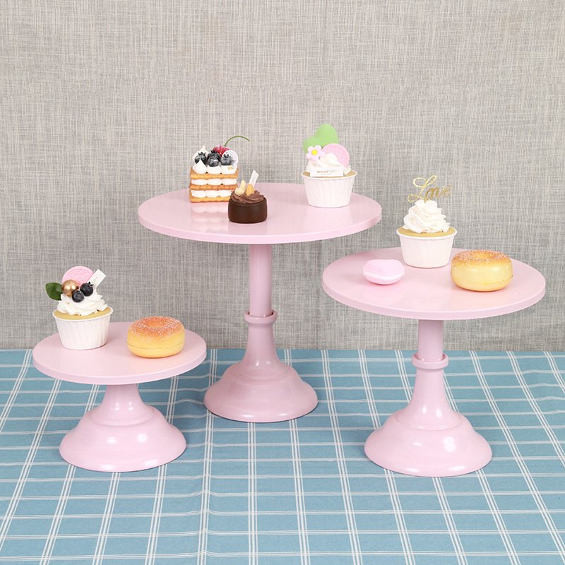 High Grade Kitchen Supplies Baking Tool Kitchen White Gold Red Pink Customized Cake Stand Wedding Cake Stands