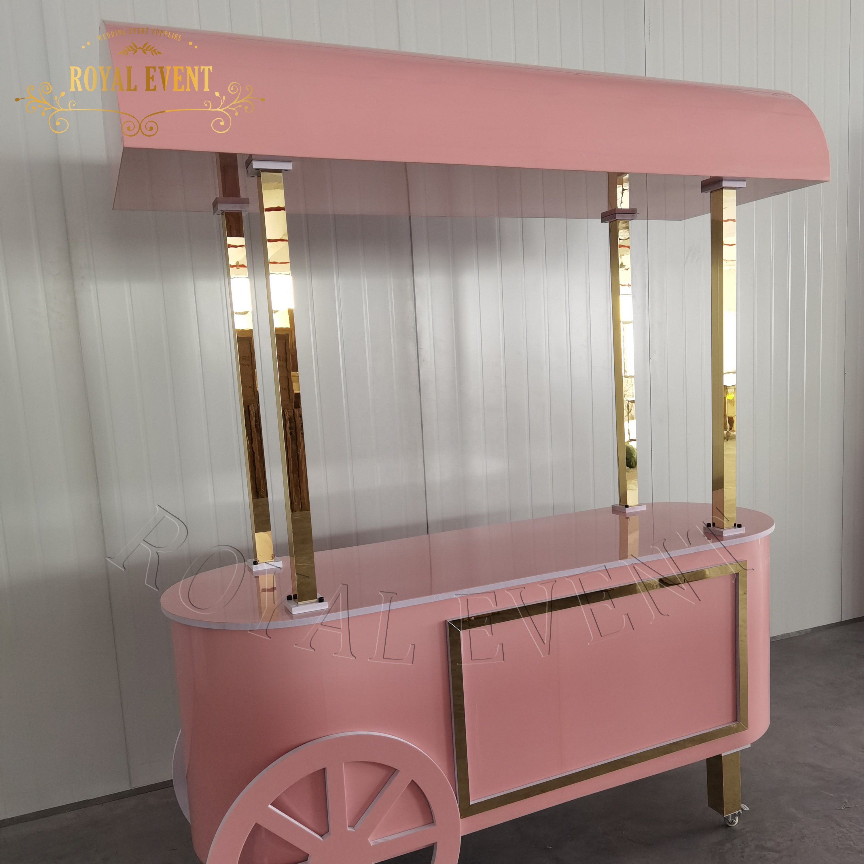 Modern Birthday Party Cake Display Stand Baby Shower Candy Bar Cart Food Carts Party Decoration