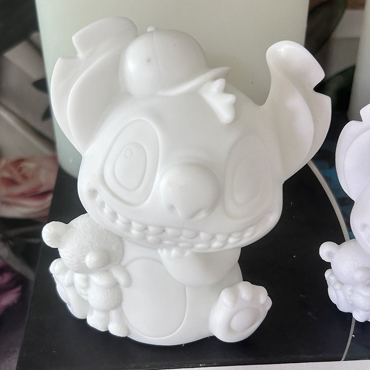 Three-Dimensional Cartoon Character Silicone Mold Handmade DIY Car Scented Candle Plaster Doll Diffuser Stone Table Decor Molds