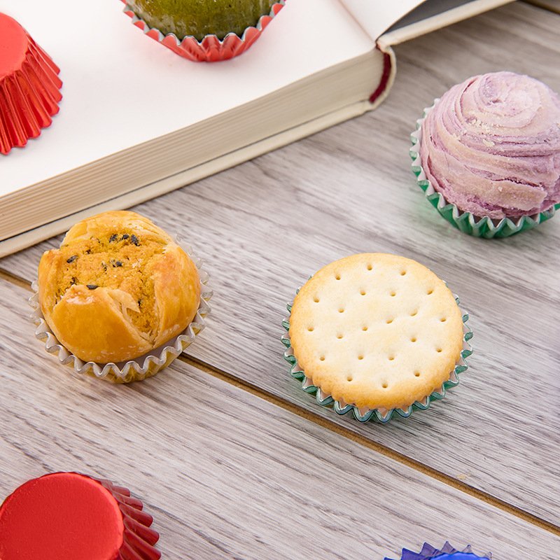 100pc/Box Grease Proof Cake Mold Foil Cupcake Liner Baking Cups Pastry Decoration Muffin Paper Cup