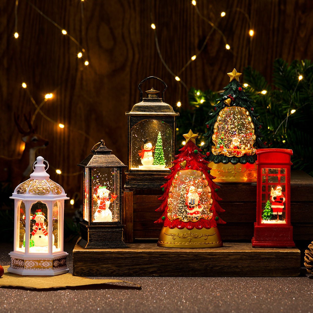 Christmas lighting 2024 luminous creative small light night light christmas table decoration children christmas gift ornament