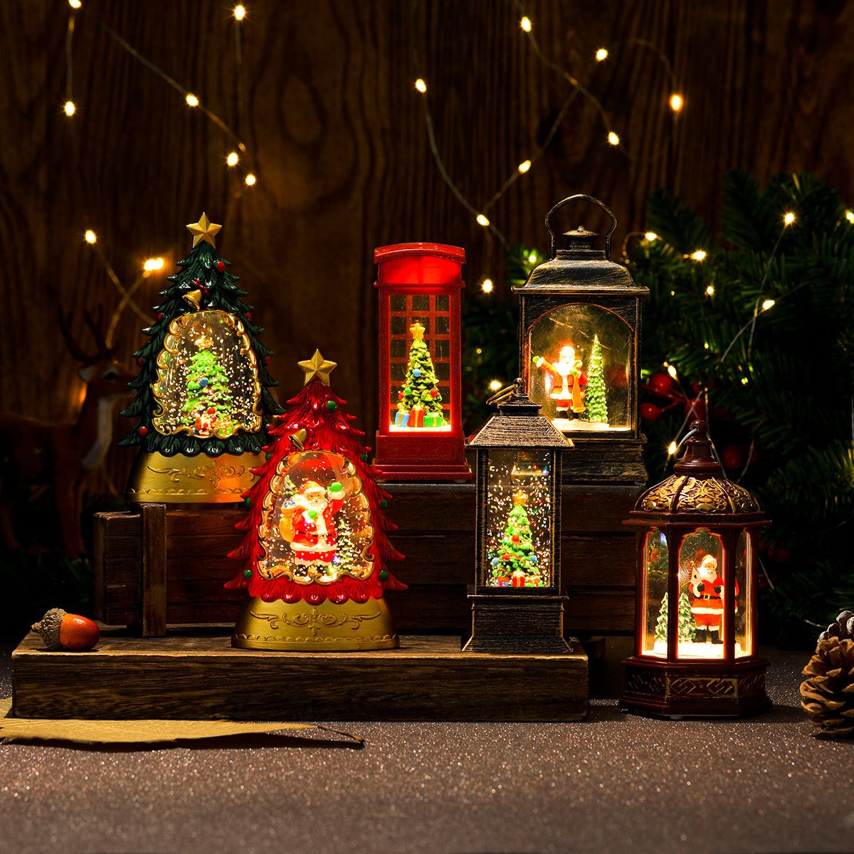 Christmas lighting 2024 luminous creative small light night light christmas table decoration children christmas gift ornament