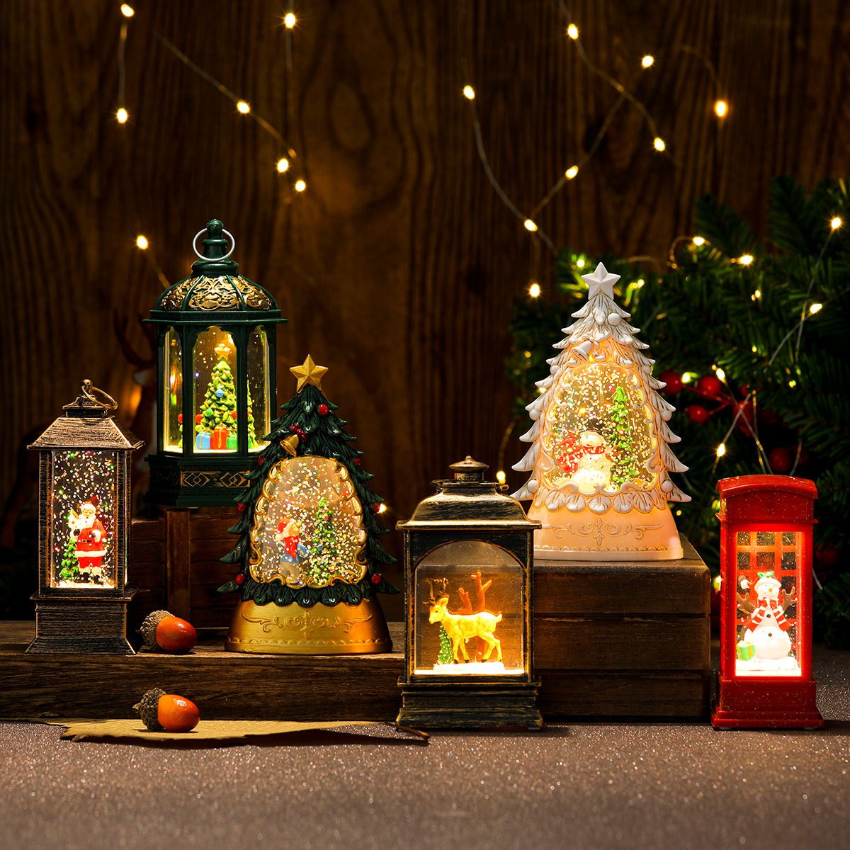 Christmas lighting 2024 luminous creative small light night light christmas table decoration children christmas gift ornament