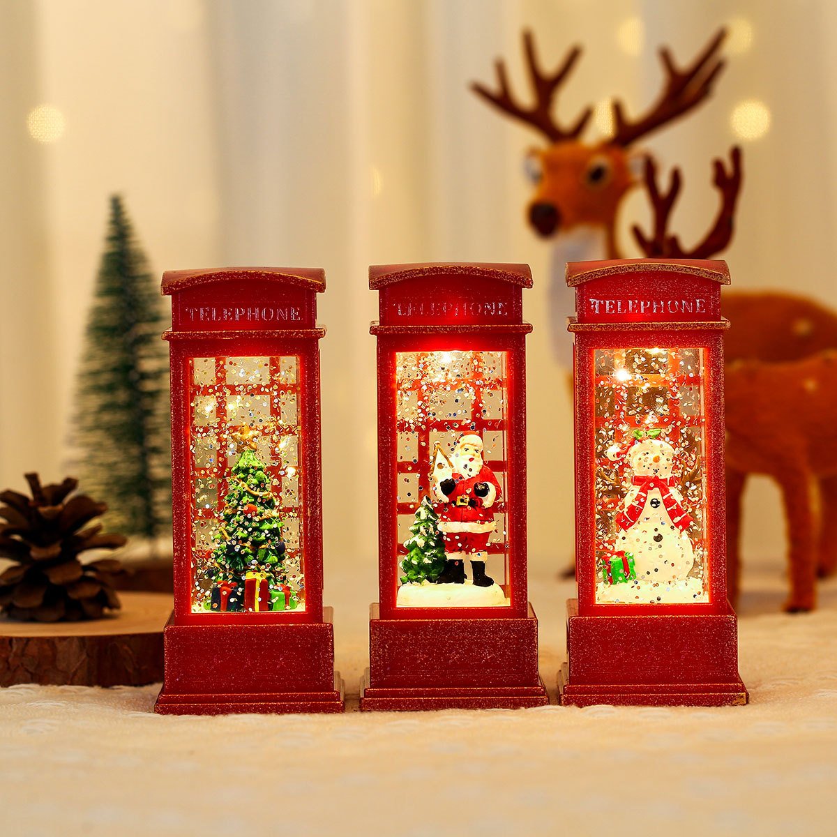 Christmas lighting 2024 luminous creative small light night light christmas table decoration children christmas gift ornament