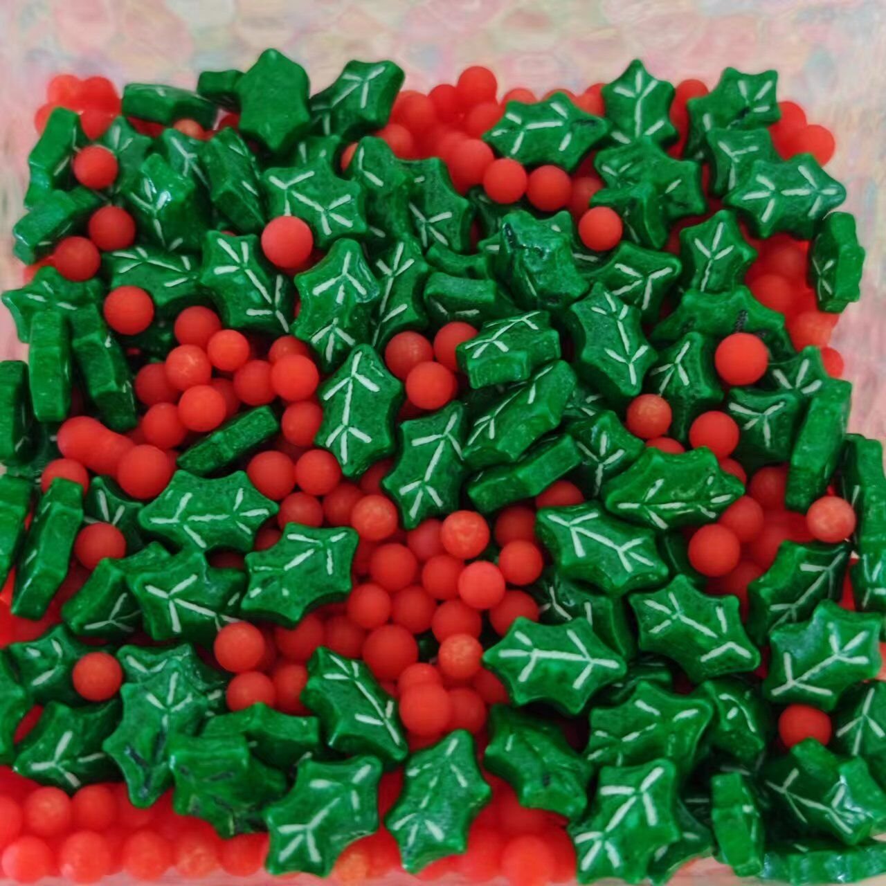 New Christmas cake sprinkles edible decoration pastry cake decorating supplies sprinkles comestibles candy topper