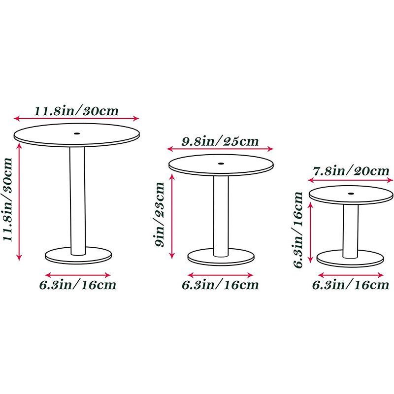 Acrylic display rack cake stand wedding decor centerpieces birthday party event decor backdrop base acrylic pedestal stand
