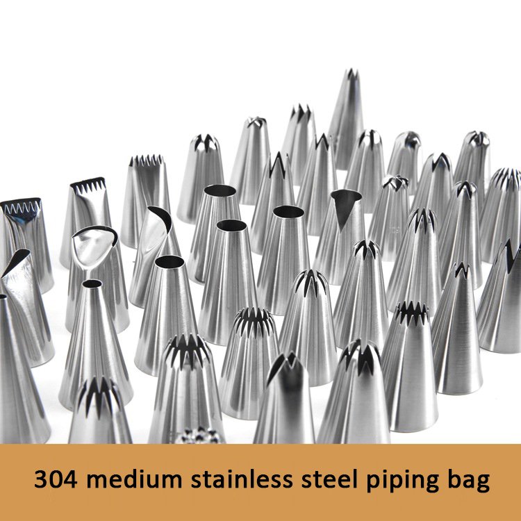 Piping Tip Set Cake Decorating Supplies Piping Bags Cake Decorating Tool piping Tips Stainless Steel Cake Pastry Nozzles