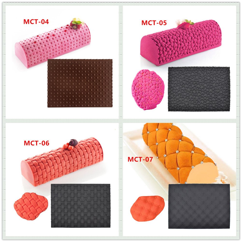 Early Riser Silicone Lace Fondant Mat Swiss Roll Cake decoration Texture Mats Baking Supplies Cake Mold