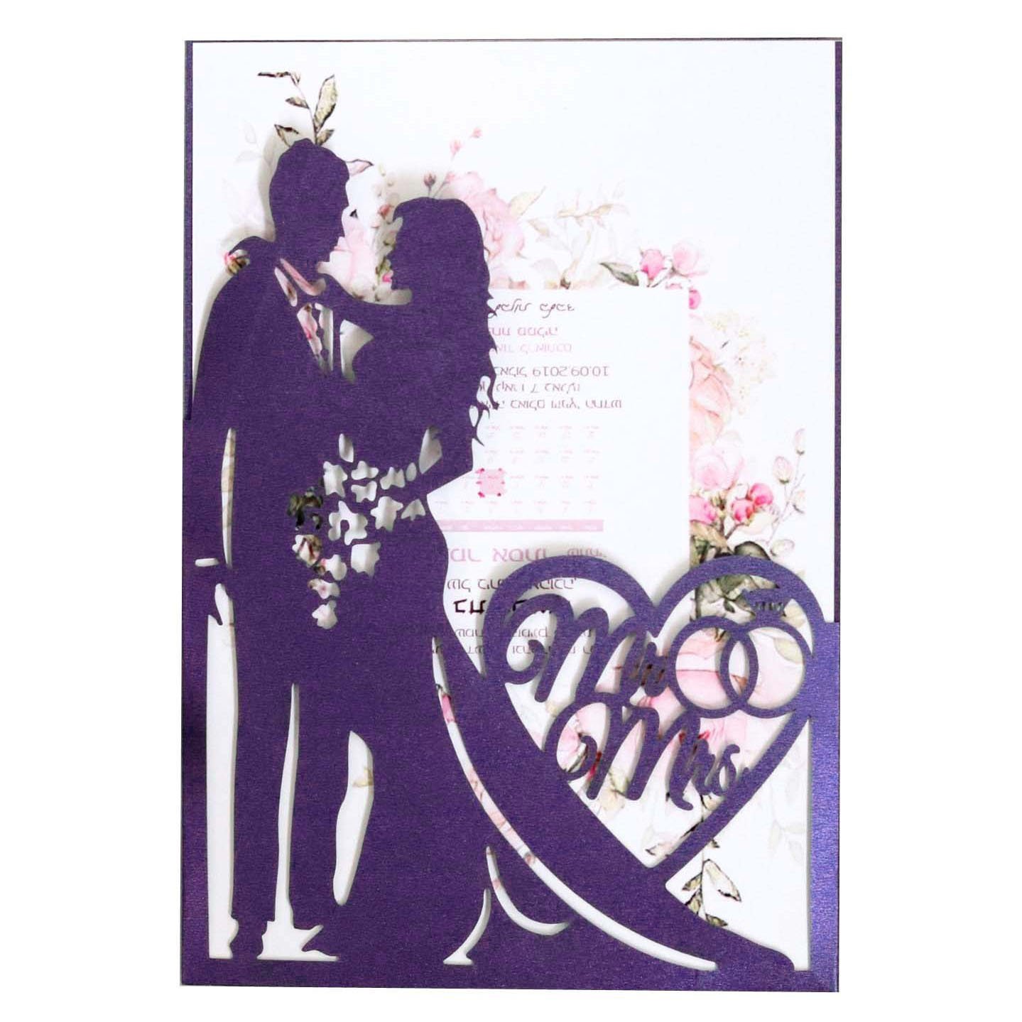 Ychon wholesale invite cards with envelopes Mr and Mrs bridal cards for anniversary engagement wedding