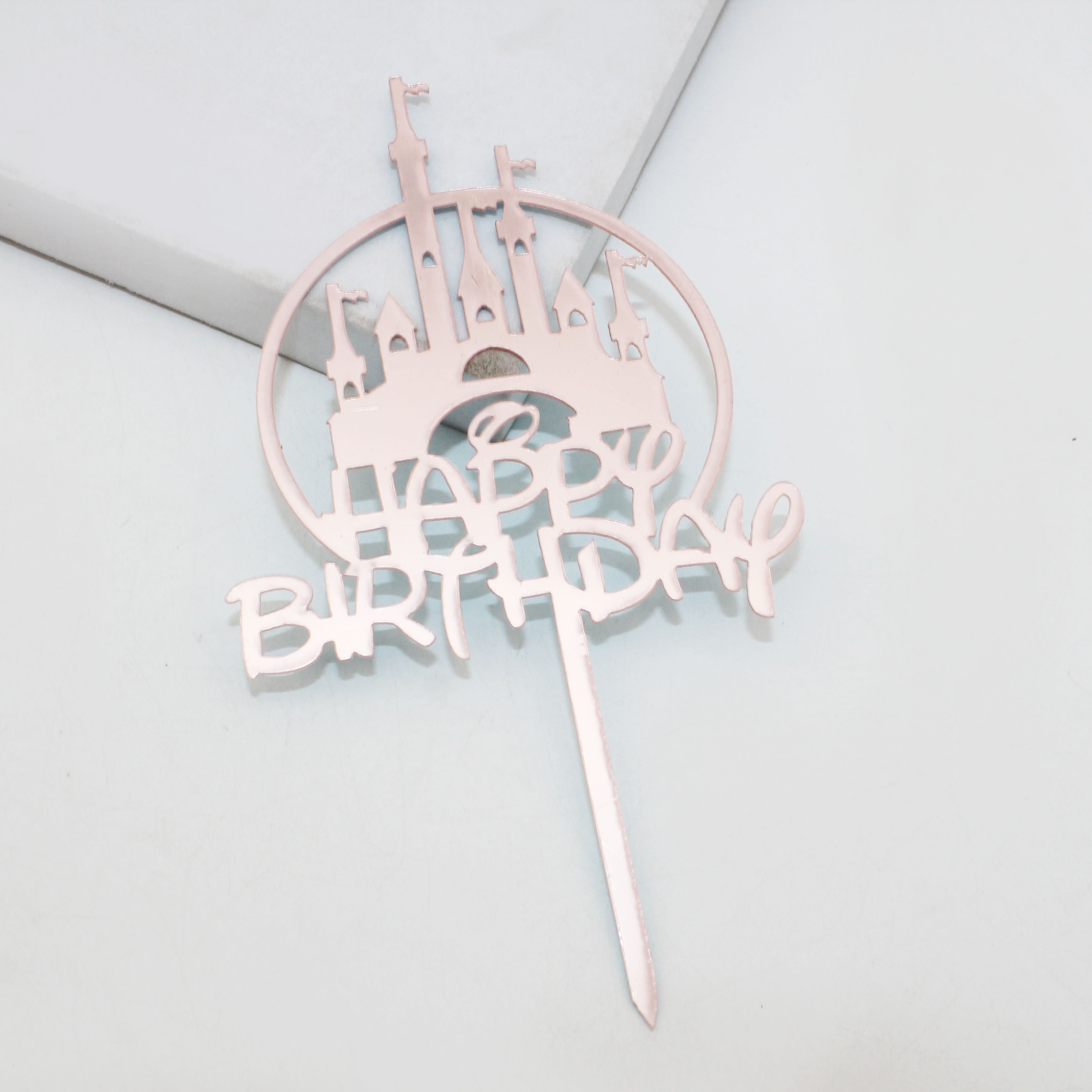 Ychon factory direct wholesale cake toppers topper 10 pieces packing acrylic cake toppers cupcake cheap decorations