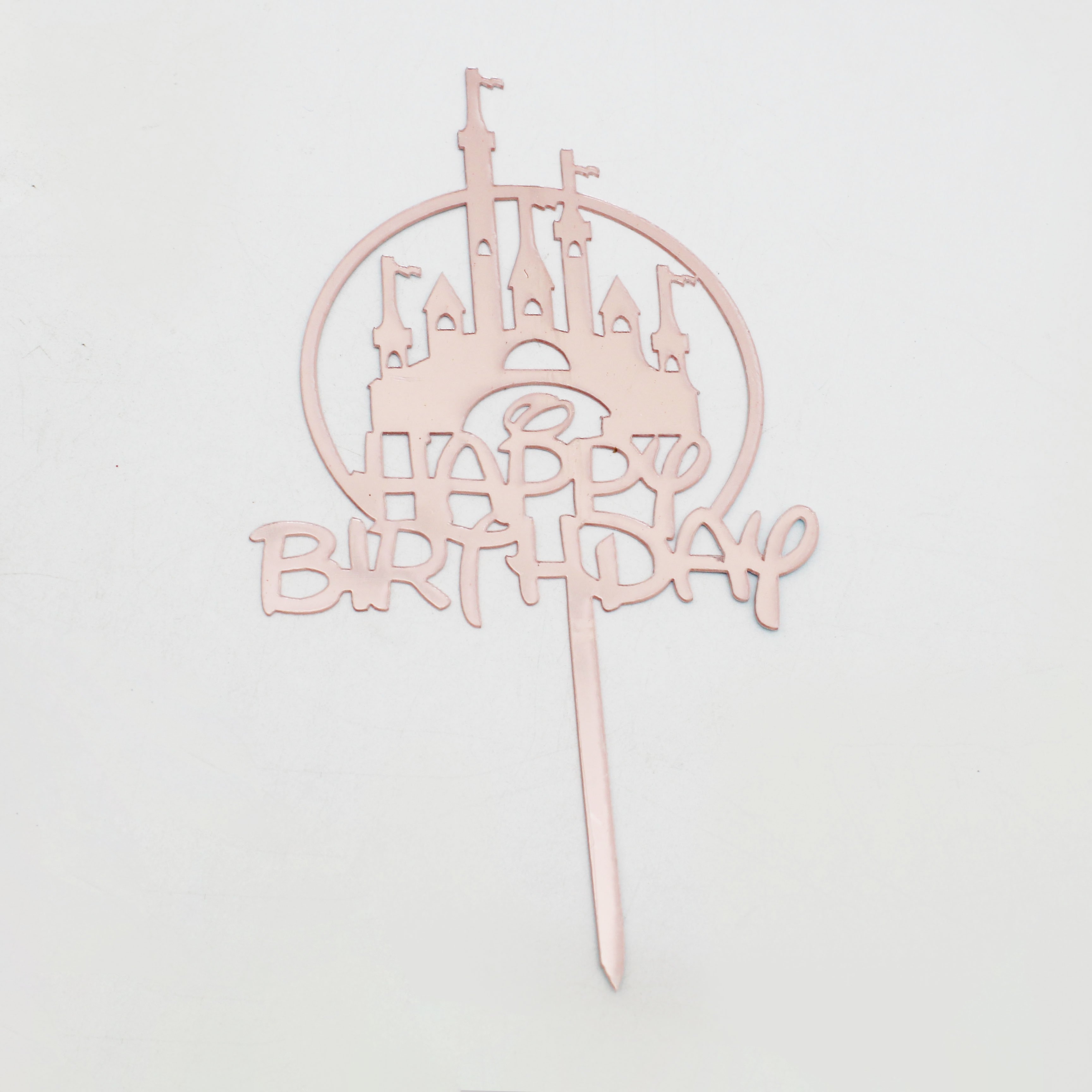 Ychon factory direct wholesale cake toppers topper 10 pieces packing acrylic cake toppers cupcake cheap decorations