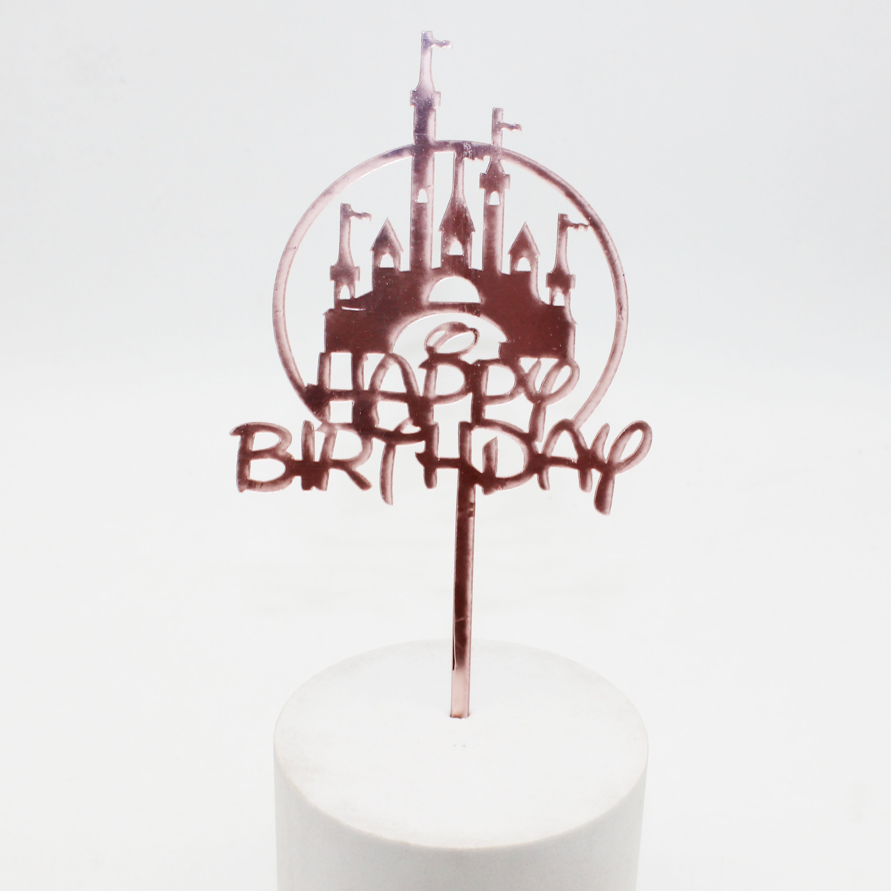 Ychon factory direct wholesale cake toppers topper 10 pieces packing acrylic cake toppers cupcake cheap decorations
