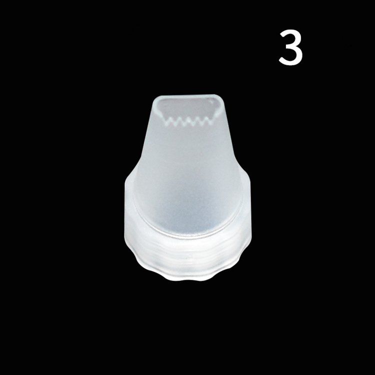 food grade cheap 6pcs baking large pipping bag cake decorating plastic icing piping nozzle tips set