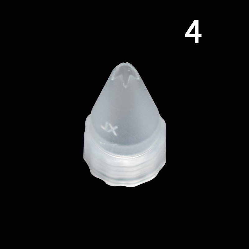 food grade cheap 6pcs baking large pipping bag cake decorating plastic icing piping nozzle tips set