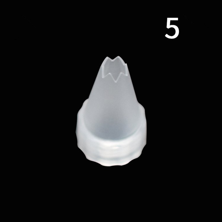 food grade cheap 6pcs baking large pipping bag cake decorating plastic icing piping nozzle tips set