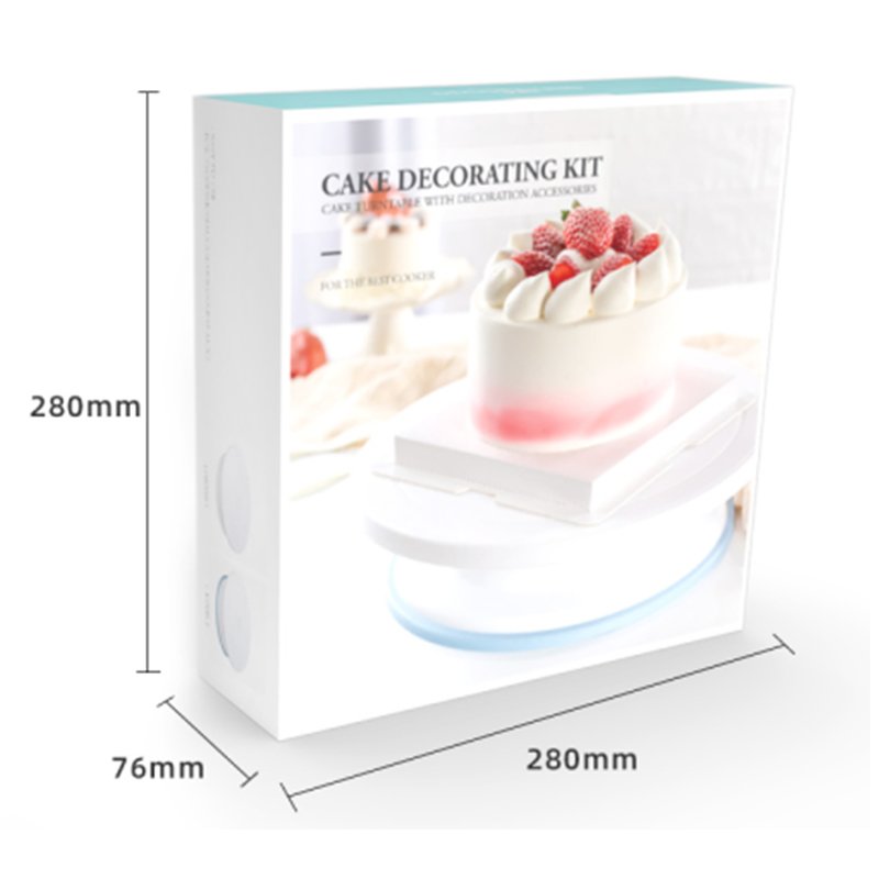 Cake Tool Sets Decorating Kit Turntable 61 PCS Baking Set Plastic Cake Tool Set Supplies
