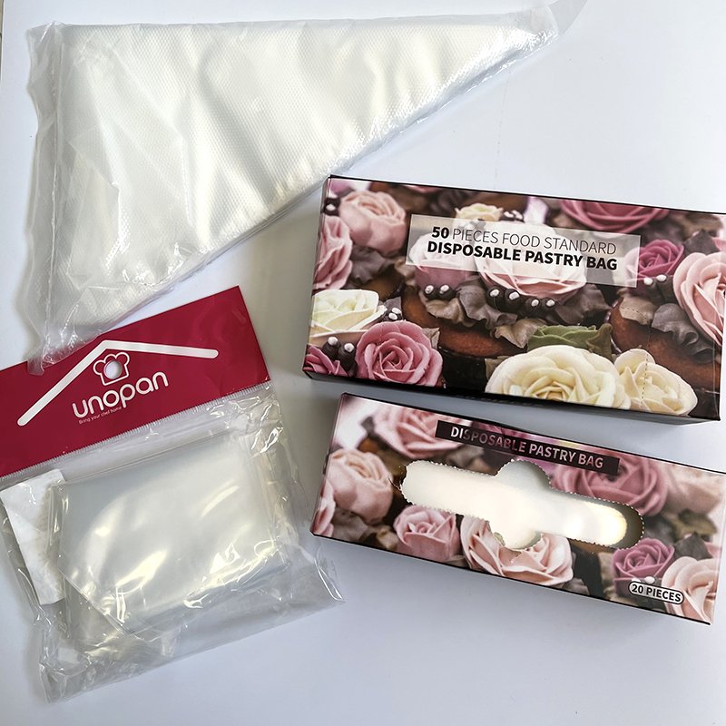 Customized Size Food Grade Hdpe Cake Tools Disposable Piping Bags Cream Pastry Bag