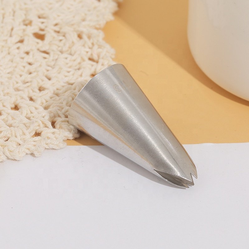 113# Medium Size Leaf Bowknot Piping Icing Nozzle Seamless Stainless Steel 304 Frosting Tip DIY Baking Decorating Supplies