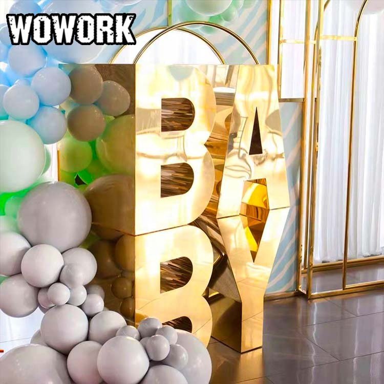 2024 WOWORK cake plinth table photo booth backdrop stands for wedding birthday party prop decoration supplies
