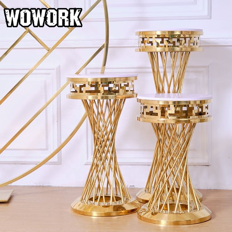 2024 WOWORK cake plinth table photo booth backdrop stands for wedding birthday party prop decoration supplies