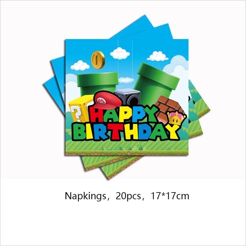 theme decoration birthday flag pulling balloon size cutlery party supplies
