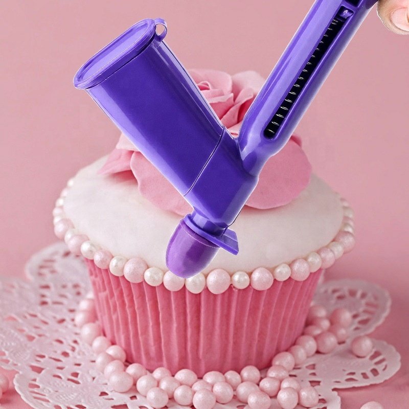 Baking Supplies 4 Piece Set Cake Pearl Applicator Cake Decorating Tool Cake Decorating Gun