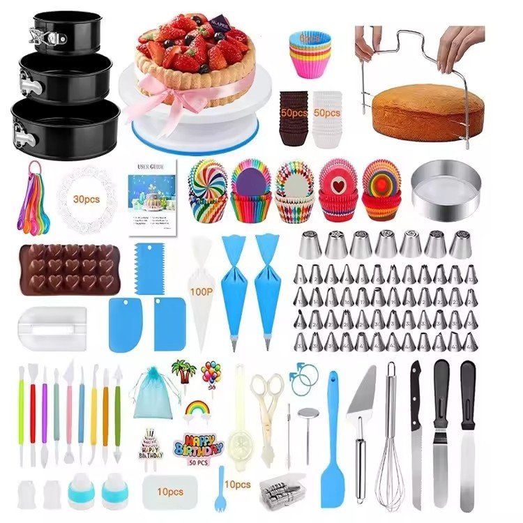 pastry tip cake decorating supplies Piping Tips Tools Baking with Box cakes packaging