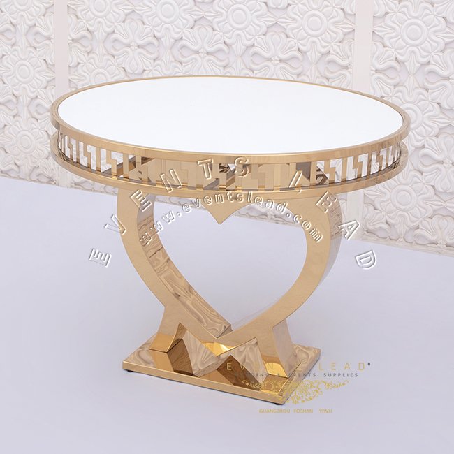 Selling sparkle round events wedding table for cake dessert cake table designs