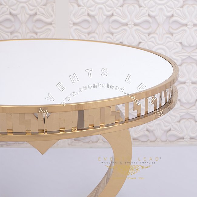Selling sparkle round events wedding table for cake dessert cake table designs