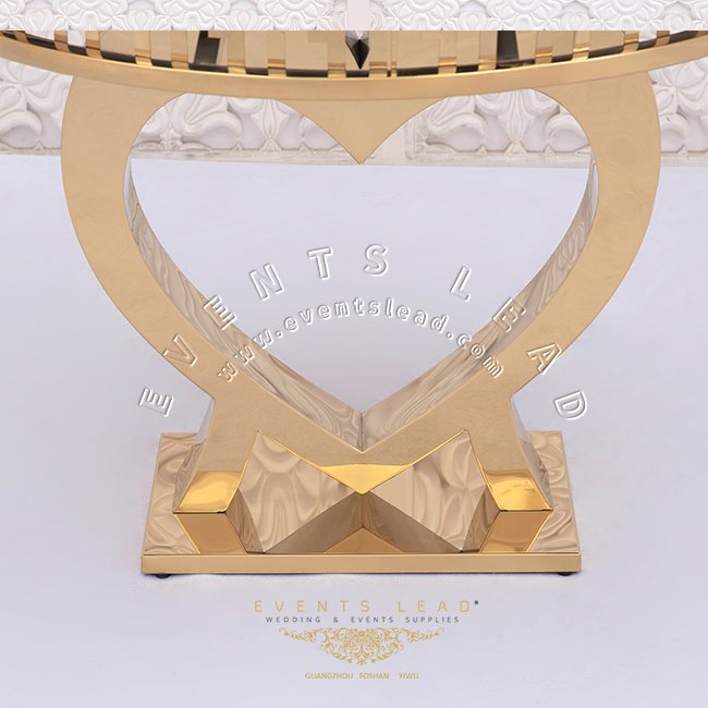Selling sparkle round events wedding table for cake dessert cake table designs